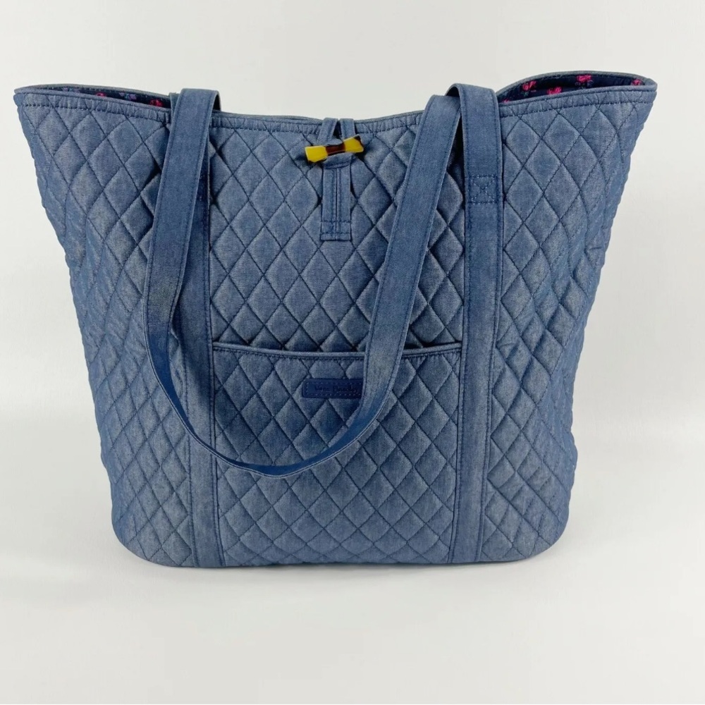 Vera Tote-Moonlight Navy Vera Blue Chambray Denim